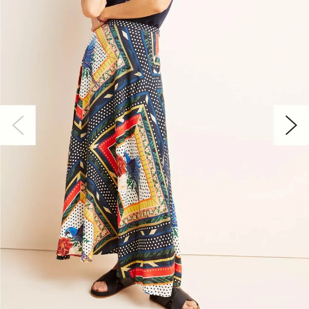 Farm Rio Vieques Maxi Skirt - Picture 1 of 4